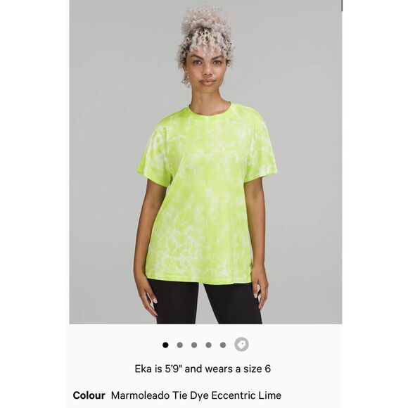 NWT lululemon all yours tee * tie dye,size 6 - Picture 1 of 7